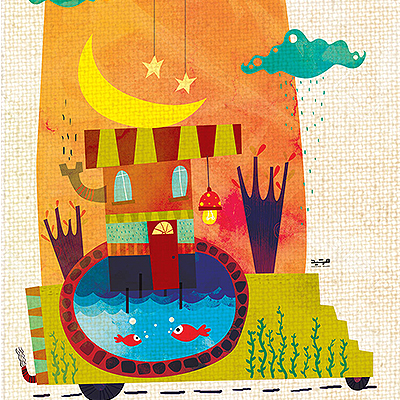 مجموعه ای از تصویر سازی های مهشید رجایی