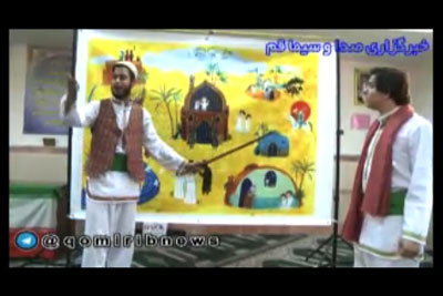 پرده خوانان عاشورایی