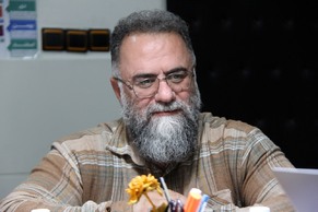 حضور علی جانباز در حوزه هنری قم