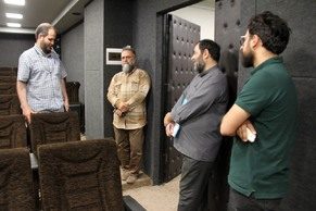 حضور علی جانباز در حوزه هنری قم